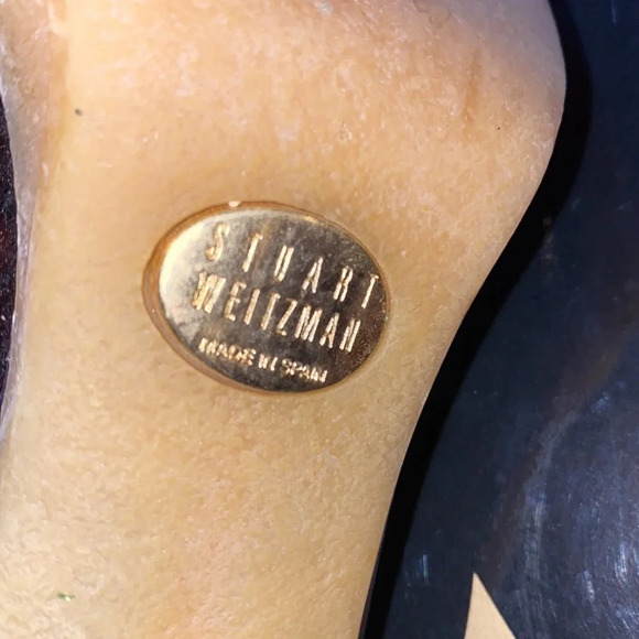 Stuart Weitzman cheetah patent leather Pumps Sz 7 - Picture 5 of 11